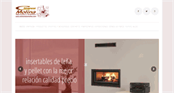 Desktop Screenshot of chimeneasmolina.com